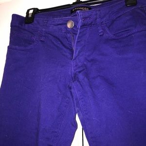 Express Purple Skinny Jeans 💜